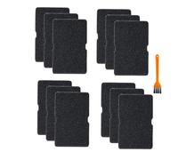 Lot de 12 filtres éponge pour sèche-linge 2964840100, 240 x 155 x 11 mm, filtre à peluches pour pompe à chaleur et sèche-linge à condensateur