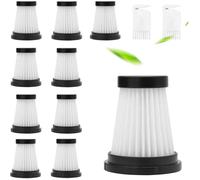 Lot de 12 filtres HEPA pour aspirateur Genius Invictus One 1.0 et 2.0 accessoires lavables avec brosse de nettoyage in PORTE-ENCENS