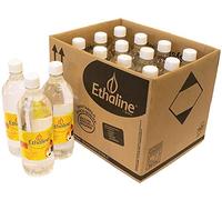 Lot de 12 flacons bioéthanol, liquide Ethaline de 1 l, combinable pour poêles et cheminées.