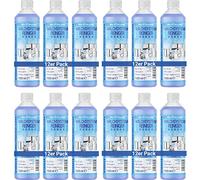 Lot de 12 flacons de 1000 ml de nettoyant concentré pour système de lait pour machine à café, mousseur à lait, nettoyant à lait universel pour tous les fabricants