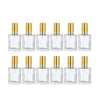 Lot de 12 flacons pulvérisateurs transparents de 15 ml, dont 12 flacons, 3 entonnoirs et 3 sous-emballages.