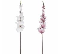 Lot de 12 Fleurs artificielles en Plastique (PE) h. 117 cm, Sibylle
