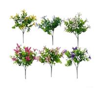 Lot de 12 fleurs d'oncidium élégantes parfaites pour la maison et le jardin (jaune)
