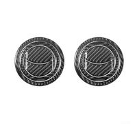 Lot de 12 garnitures d'aération latérales intérieures en fibre de carbone pour Ford Fiesta 2011-2015, moulures décoratives noires et kit de garniture, pour une installation facile avec ruban adhésif