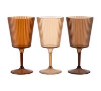Lot de 12 gobelets 400 ml marron en plastique PS Shades of Chocolate Unique
