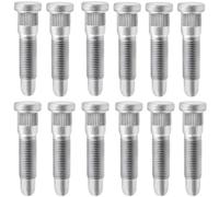 Lot de 12 goujons de roue avant ou arrière M14 x 1,5, goujons de moyeu dentelés étendus compatibles avec Chevrolet Silverado Tahoe Express GMC Sierra Yukon Cadillac Hummer 10-428, 11588810, 15037207