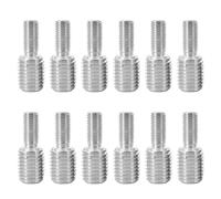 Lot de 12 goujons filetés à double extrémité M6 x 20 mm à M8 x 20 mm - En acier inoxydable - Adaptateur fileté
