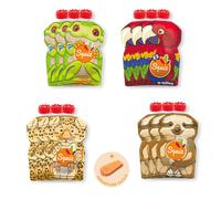 Lot de 12 gourdes réutilisables amazonie