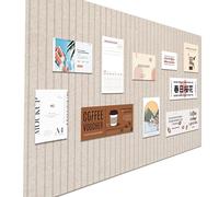 Lot de 12 grands carreaux muraux en feutre pour bureau, 90 x 120 cm, tableau d'affichage en feutre pour mur, décoration d'intérieur, photos, mémos, tableaux de réduction du bruit (camel foncé