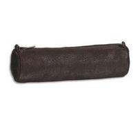 Lot de 12 Grands fourre-tout rond 21x6x6cm - coloris cuir teinté huile G