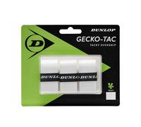 Dunlop Overgrip de tennis Gecko Tac 3 unités Blanc Unisexe Taille unique