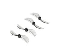 Lot de 12 hélices tripales 45 mm, arbre de 1,5 mm, for moteur sans balais FPV Quadcopter, for drone M75 Pro(2-Blade Blue)