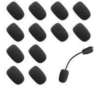 Lot de 12 housses de micro en mousse haute densité pour microphone et micro - Pour une variété de casques et microphones - Réduction du bruit