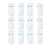 Lot de 12 housses de protection pour pieds de chien, en plâtre, imperméables, avec pansement adhésif réglable pour protéger les pieds des animaux domestiques,