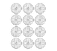 Lot de 12 housses de rechange pour Kailh, Cherry, TTC, Akko, Glorious Switches, housses de pression pour clavier de combat et plus encore (blanc)