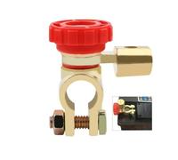 Lot de 12 interrupteurs de batterie de voiture 24 V 17 mm à déconnexion rapide pour batteries 6 V 12 V 24 V dans les voitures, camionnettes, bateaux et motos