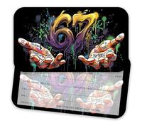 Lot de 12 invitations d'anniversaire graffiti pour enfants et adolescents - Cartes d'invitation cool Hip Hop avec enveloppes - Cartes pliantes tendance pour garçons et filles - 12 enveloppes (E)