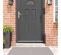 Lot de 12 joints de brosse de porte auto-adhésifs en alliage d'aluminium pour intérieur - Argenté - 100 cm - Réduit les courants d'air et le bruit