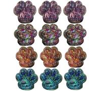 Lot de 12 Jouet à Presser en Forme de Patte de Chat - Jouet Squishy Patte de Chat - Jouets À Presser Sensoriels Doux pour L'anxiété et Relaxation - Jouet Anti-Stress Patte de Chat pour Adultes Enfant