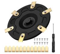 Lot de 12 lames compatibles avec Segway Navimow i105E | i108E, i110E, i205 AWD, i208 AWD + 12 vis compatibles avec Segway Navimow, robot à gazon, disque de couteau et disque