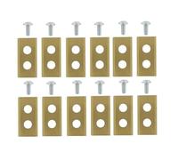 Lot de 12 lames de rechange en titane pour tondeuse à gazon GROUW