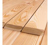 Lot de 12 lames en losange 30 ° en mélèze de Sibérie 21 x 69 mm Assortiment A/B (longueur 2 m)