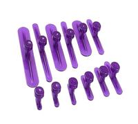 Lot de 12 languettes de colle for débosselage, outil de débosselage for carrosserie de voiture, pièce de réparation automobile en nylon for marteau coulissant