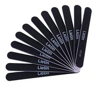 Lot de 12 limes à ongles Lictin limes à ongles professionnelles limes à ongles double faces lime à ongles jetable