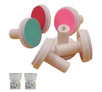 Lot de 12 limes à ongles pour bébé - 6 grains - Pour soins des ongles - 2 boîtes incluses - Non toxique