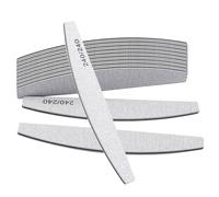 Lot de 12 limes à ongles professionnelles Grain 240/240 Limes à ongles pour ongles naturels Set de limes à ongles lavables et réutilisables Planche à émeri pour soin des ongles Double face