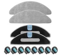 Lot de 12 lingettes de rechange Combo iRobot Roomba i8+/i8/j5/j5+/i5/i5+, serpillères en microfibre réutilisables