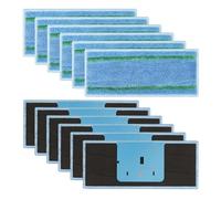 Lot De 12 Lingettes Humides Lavables Et Réutilisables For Robot Serpillière Roomba, Braava Et Jet M6 Ultimate.