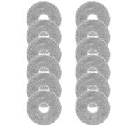 Lot de 12 lingettes pour robot aspirateur Dreame X50 / X40 / L20 Ultra Complete, L50 / L40 / X30 / L10 / L10s Pro Ultra, Xiaomi X20 Pro/Max, accessoire de serpillère en microfibre réutilisable et
