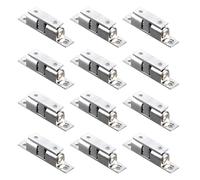Lot de 12 loquets de tension à double boule en alliage de zinc pour porte de placard
