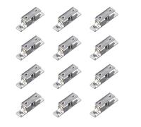 Lot de 12 loquets de tension à double boule en alliage de zinc pour porte de placard