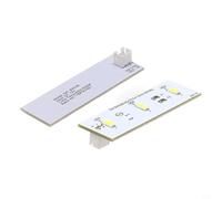 Lot de 12 lumières de rechange pour réfrigérateur Candy SWBX02B 49031078 compatible avec les réfrigérateurs 12 V DC 2 broches pour bande lumineuse (2 pièces)