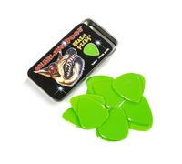 Lot de 12 m?diators en nylon DAndrea Snarling Dog Brain avec bo?te en fer blanc (vert, 0,53 mm)