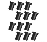 Lot de 12 mâchoires de serrage pour table de travail du bois compatible avec les trous de chien de 19/20 mm pour projet amélioré (19 mm, noir)