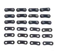 Lot de 12 maillons de réparation de chaîne de tronçonneuse robustes 3/8 LP calibre 0,050 avec sangles de serrage pour un remplacement efficace de la chaîne et une performance durable