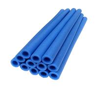 Lot de 12 manchons en mousse pour poteau de trampoline - Rembourrage de tube en éponge de rechange pour 2,5 cm de diamètre, housse de protection en éponge pour lit de saut, 40 cm de rembourrage (bleu)