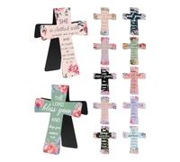 Lot de 12 marque-pages magnétiques en forme de - Marque-pages religieux - Marque-pages religieux pour la fête des mères, les femmes, les enseignants, les étudiants, l'école