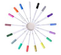 Lot de 12 marqueurs de vernis à ongles à séchage rapide pour le dessin de manucure - Pinceaux de peinture pour ongles, fête, salon, maison, pratique de manucure et projets