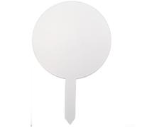 Lot de 12 marqueurs d'identification de plantes en acrylique avec stylo pour tableau blanc pour l'organisation des parterres de jardin, le suivi des plantes d'intérieur et les besoins d'étiquetage de