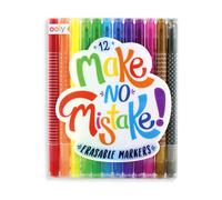 Lot de 12 marqueurs effaçables Make No Mistake de OOLY