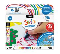 Lot de 12 marqueurs gouaches SKRIB - Pébéo