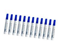 Lot de 12 marqueurs imperméables à séchage rapide résistants à l'huile pour écriture sur plusieurs visages, stylos industriels résistants à la décoloration