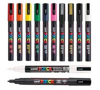 Lot De 12 Marqueurs Posca Pc-3m Pointe Fine Conique