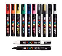 Lot De 12 Marqueurs Posca Pc-5m Pointe Moyenne Conique