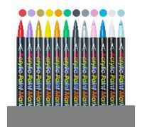 Lot de 12 marqueurs temporaires pour la peau, lavables et sûrs pour le corps, pour dessiner, colorier et maquillage