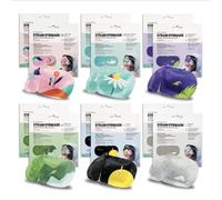 Lot de 12 masques à vapeur pour les yeux secs et les poches aidant à dormir avec de la mélatonine